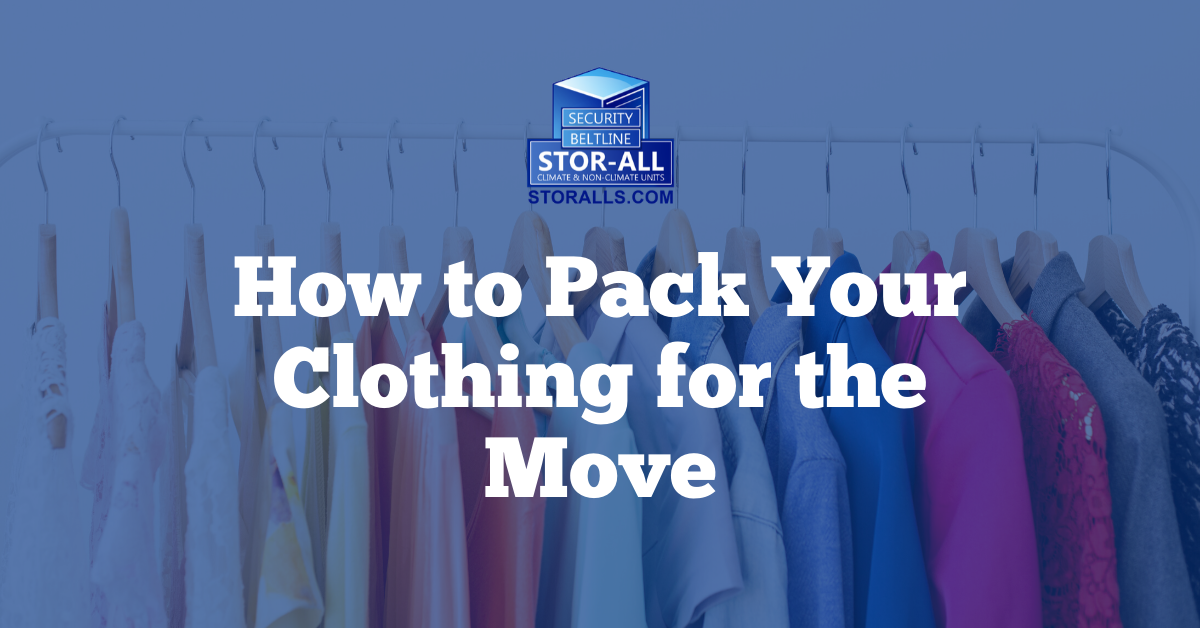 How to Pack Your Clothing for the Move