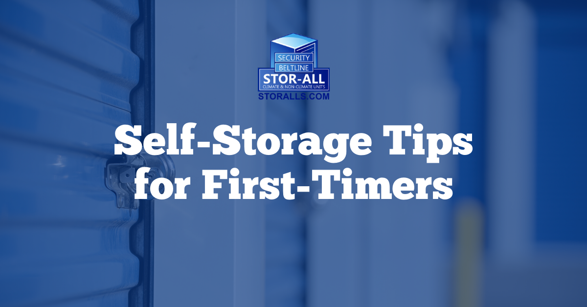Self-Storage Tips for First-Timers