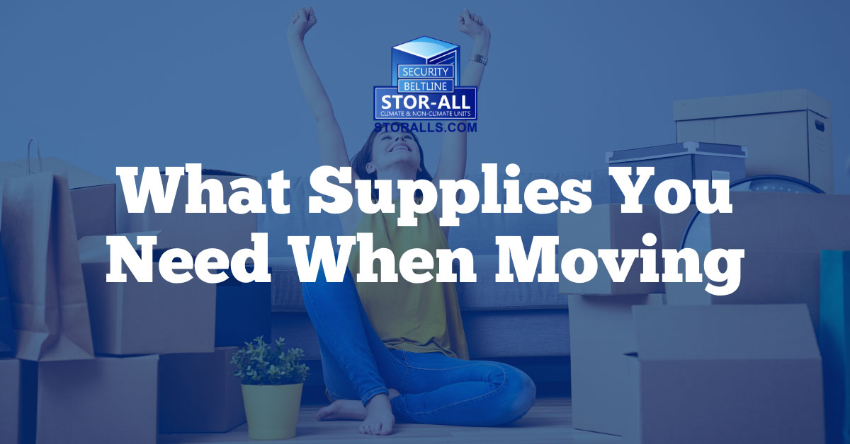 What Supplies Do You Need When Moving